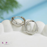 Silver Plated Xuping Hoops Earring